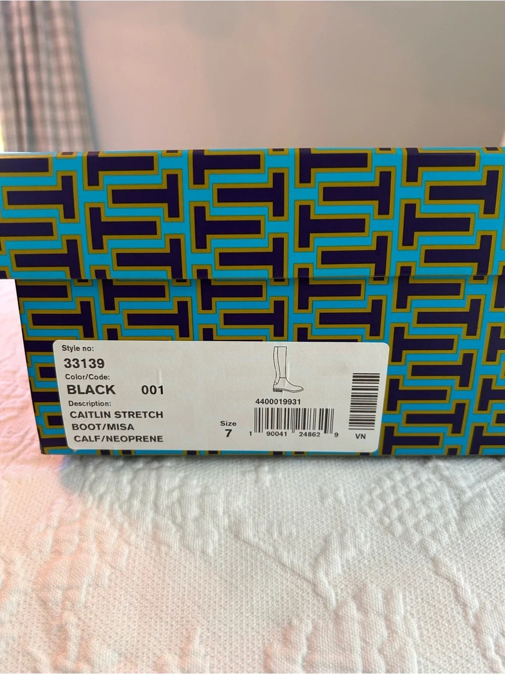 Tory Burch Black Over-the-Knee Leather Boots